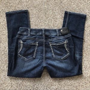 Mid-waisted Silver Jeans Capri